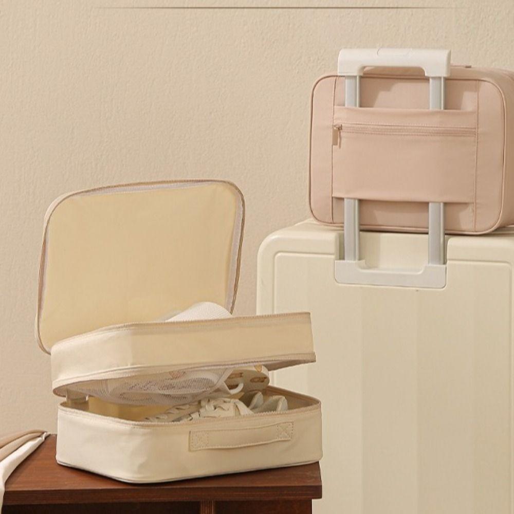 Handheld Travel Shoe Bag Large Capacity Underwear Clothes Bags Suitcase Organizer  Shoe Box