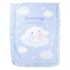 MORIPiLO (Morishita) Sanrio Bettbezug und Kissenbezug Set mit Rüschen, Einzelgröße (Cinnamoroll, Weicher Pfirsichhautstoff), Blau, 150x210cm, Niedliche Artikel
