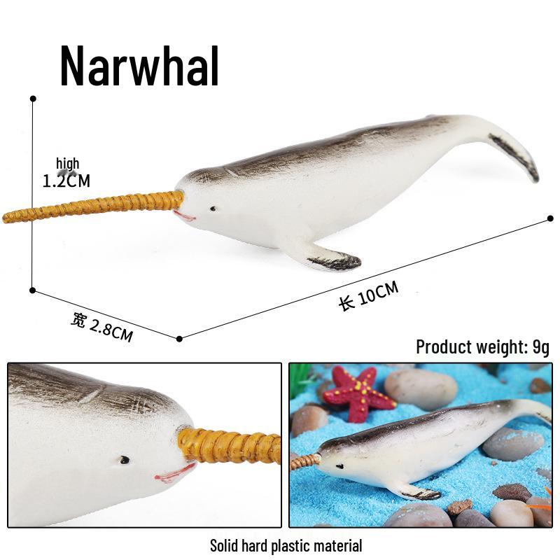 Children's Cognitive Toy: Giant Manta Ray, Stingray, Batfish, Sunfish Figurine