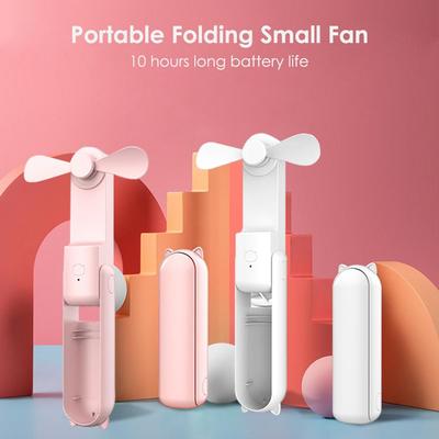 Mini Fan Rechargeable Handheld Fan Foldable Small Fan With Power Bank Function Summer Cooling Fan ZPG