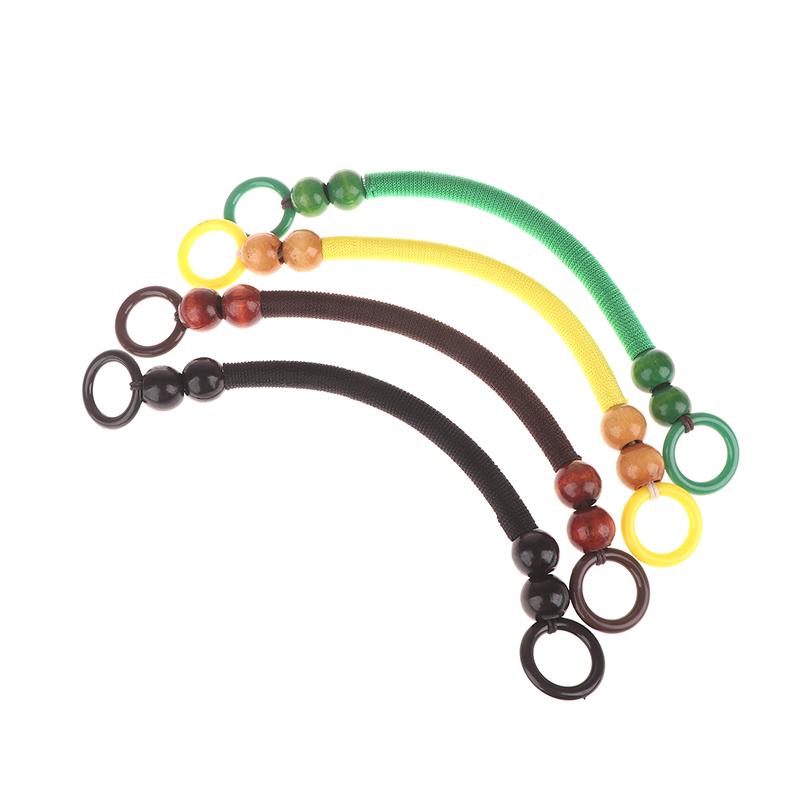 1Pc 10 Colors Wood Beads Purse Handles For Bag Making Purse Straps Wood Beaded Bag Handles Replacement Handbag Handles