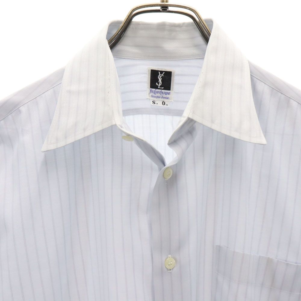 YVES SAINT LAURENT Long sleeve shirt Blue Men's Used