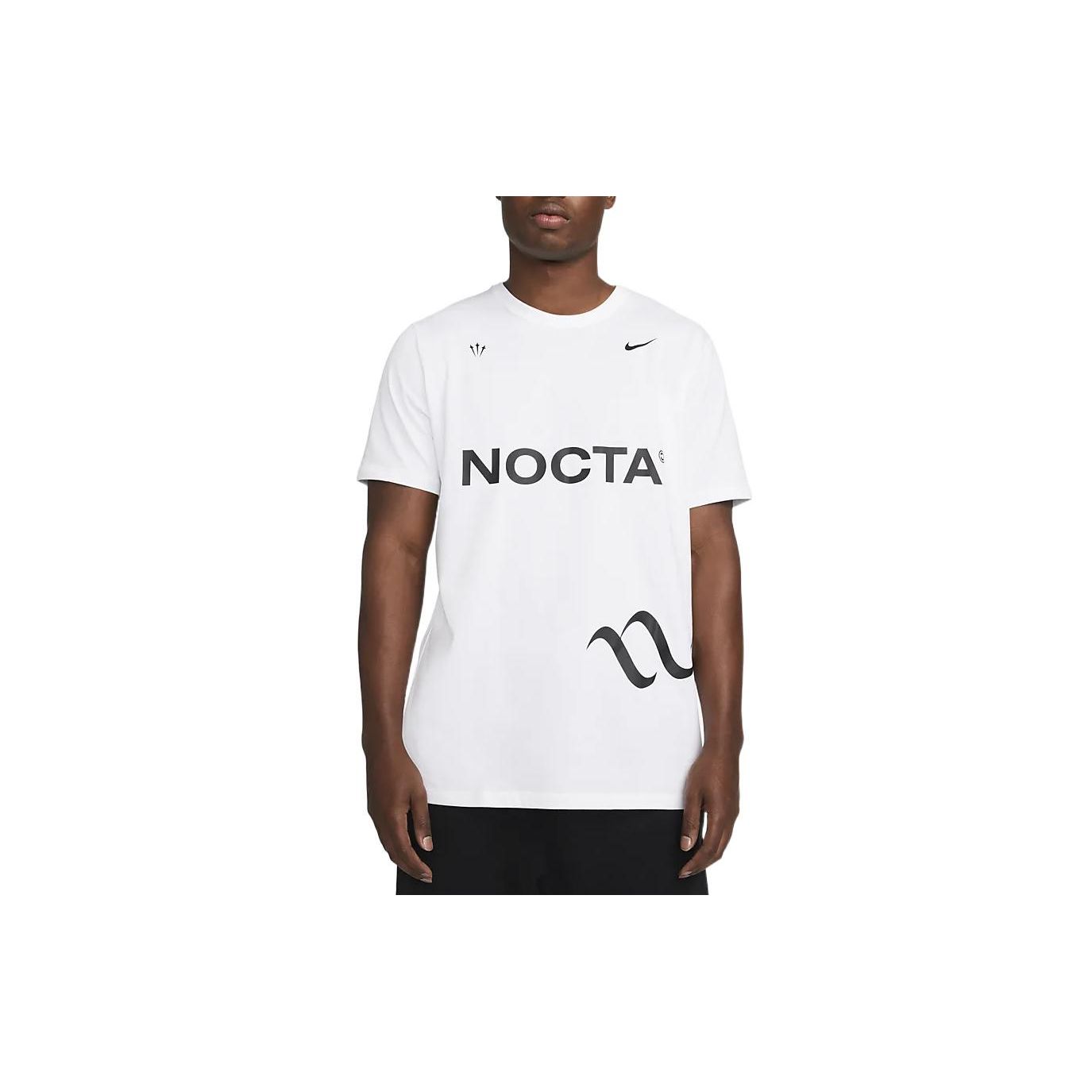 

Белые мужские баскетбольные топы с короткими рукавами Nike x NOCTA DM1724-100 M