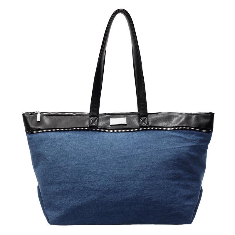 Denim Tote Bag Spring New Fashion Casual Large Capacity Shoulder Bag High Sense Armpit Bag