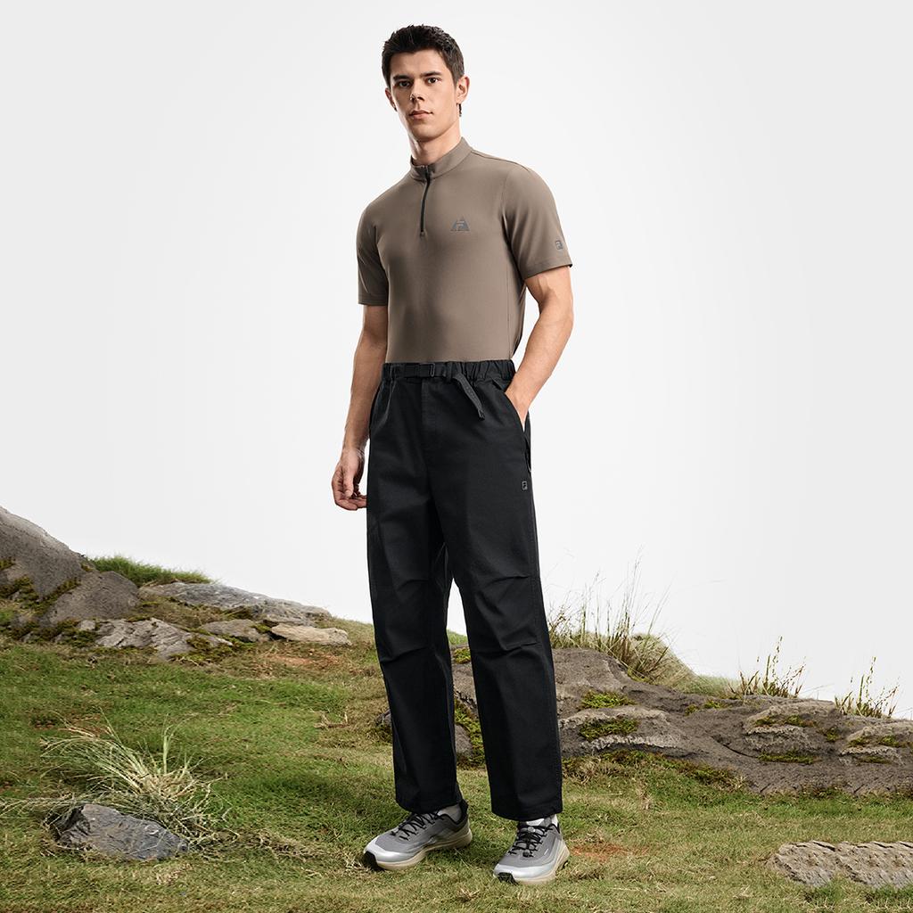 FILA Explore Fashionable Personality Trend Classic Retro Sports Outdoor Cargo Style Versatile Comfortable Loose Casual Pants Men bottoms A11M617805FBK