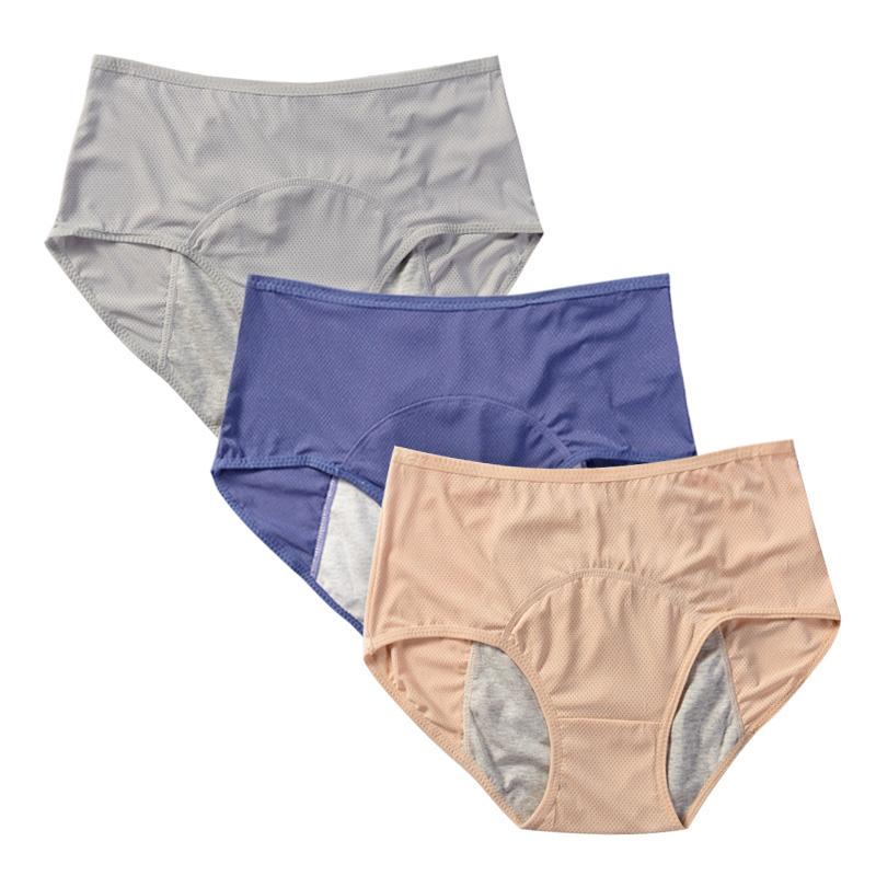 Dámské menstruační prodyšné kalhotky Antibakteriální Pohodlné Nepropustné kalhotky Fyziologické kalhotky