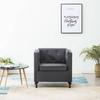 Day and Night - Day and Night Dark Gray Fabric Armchair