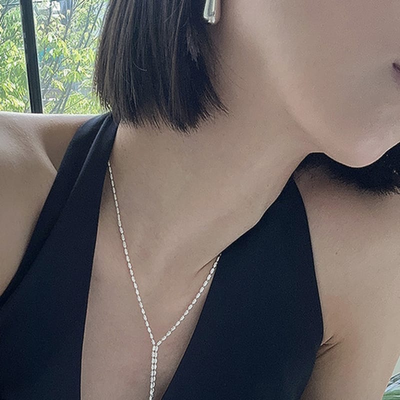 

mosxe [925silver] Big bullet earring silver