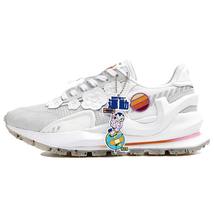 

New LINING Fangyuan Eternal Running Shoes Women s Low Top Standard White/Mist White AGCR260-1 35