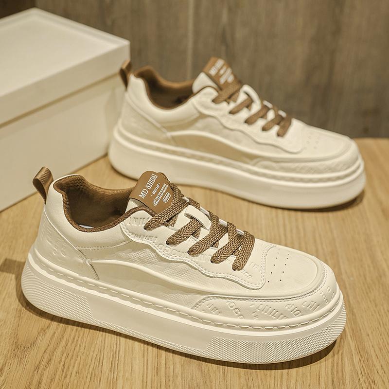 Nuevos Zapatos Casuales de Cuero de Moda para Hombre Simples Hombres Retro Cuero Genuino Planos Diseñador Elegantes Formales Zapatos de Trabajo para Viajeros