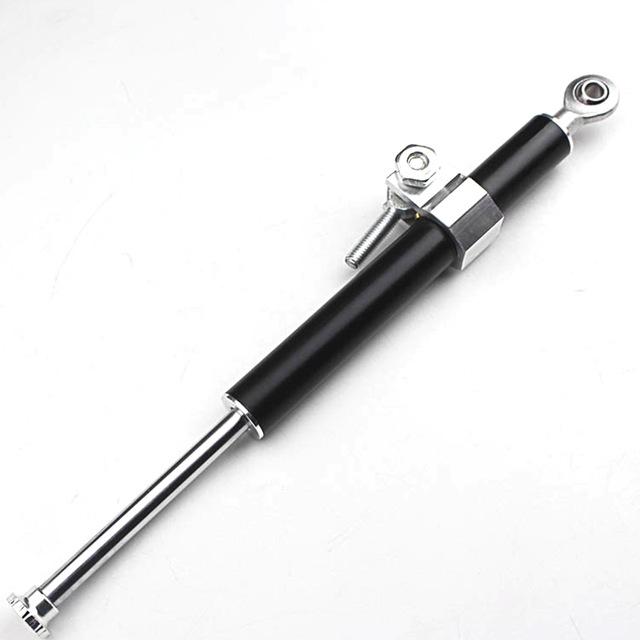 Aluminum Alloy 4 Colors Universal 330MM Shock Absorber Direction Damper Accessories Fork Stabilizer Motorcycle Steering Damper чёрный