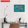 2D Flat Wooden 1pc 30*20cm Rustic Wooden Signs " Turquoise Sign Celebrating Lake Memories. " Durable Wall And Garden Decor For Indoor And Outdoor Use