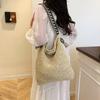 New Niche Popular Beach Bag Straw Woven Tote Bag Shoulder Women's Bag