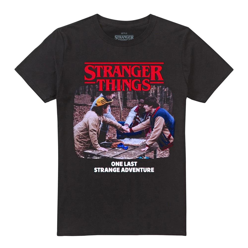 Stranger Things Одна последняя странная история Унисекс Футболка S-5XL, Черный S