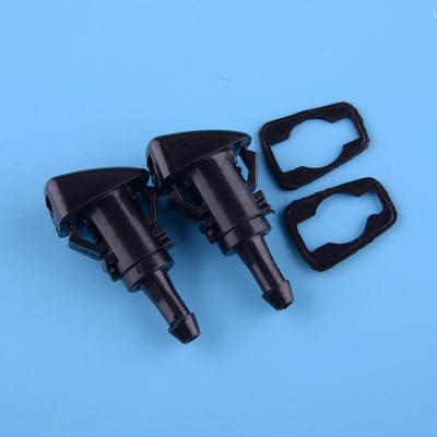 86636FG051 2 Pièces Gicleur de Lave-Glace de Pare-Brise de Voiture avec 2 Joints Compatible pour Subaru Impreza WRX STI 2008 2009 2010 2011 Noir