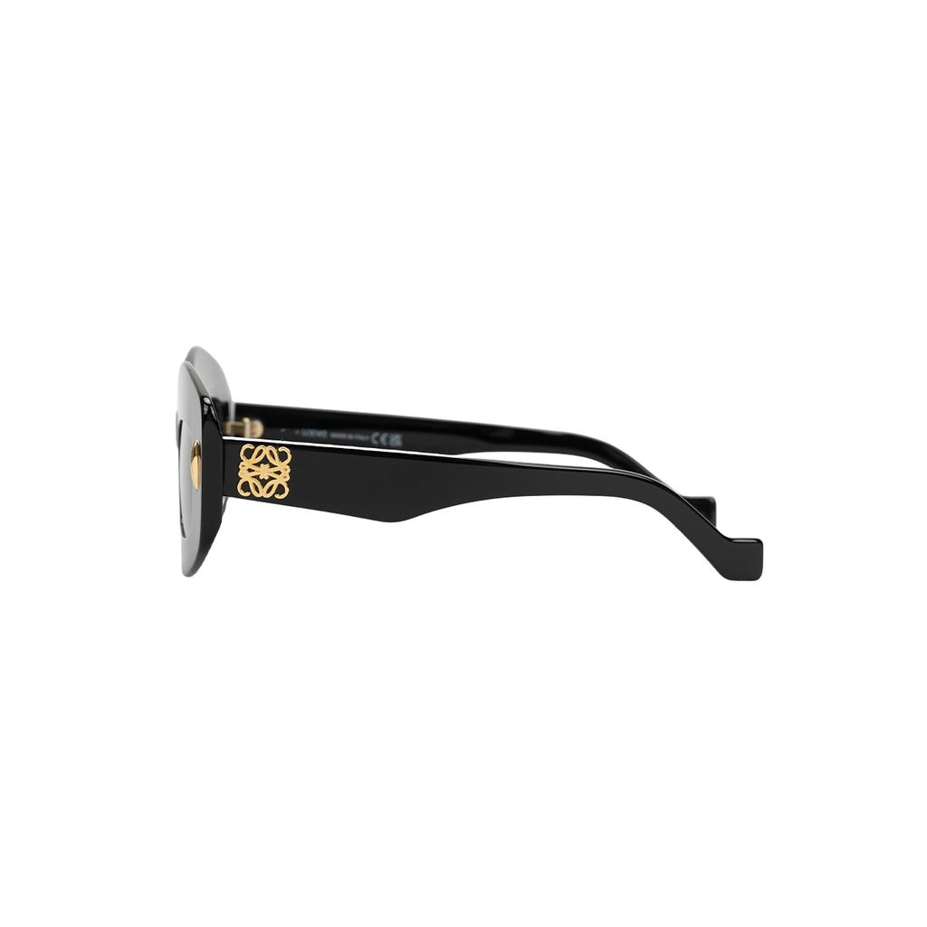 Loewe Geometric Frame Acetate Irregular Sunglasses Unisex Sunglasses LW40114F
