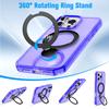 New 360-degree Rotating Stand for IPhone16 Thick Mobile Phone Case for Apple 15pro14 Mobile Phone Protection