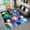Digimon Adventure Angewomon Agumon Cartoon Carpet Rug for Bedroom Living Room Sofa Doormat Home Decor,Kid Area Rug Non-slip