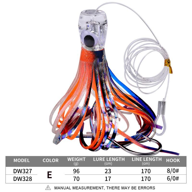 

Acrylic Octopus Shape Fishing Soft Bait Resin Bionic Fishing Lure