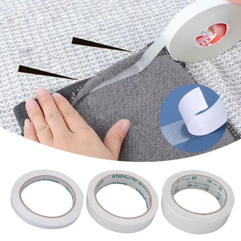 10Yards Non Woven Fabric Hot Melt Double Sided Tape No Sewing Required Fastener Bond Hem Tape Household Repair Iron Heating