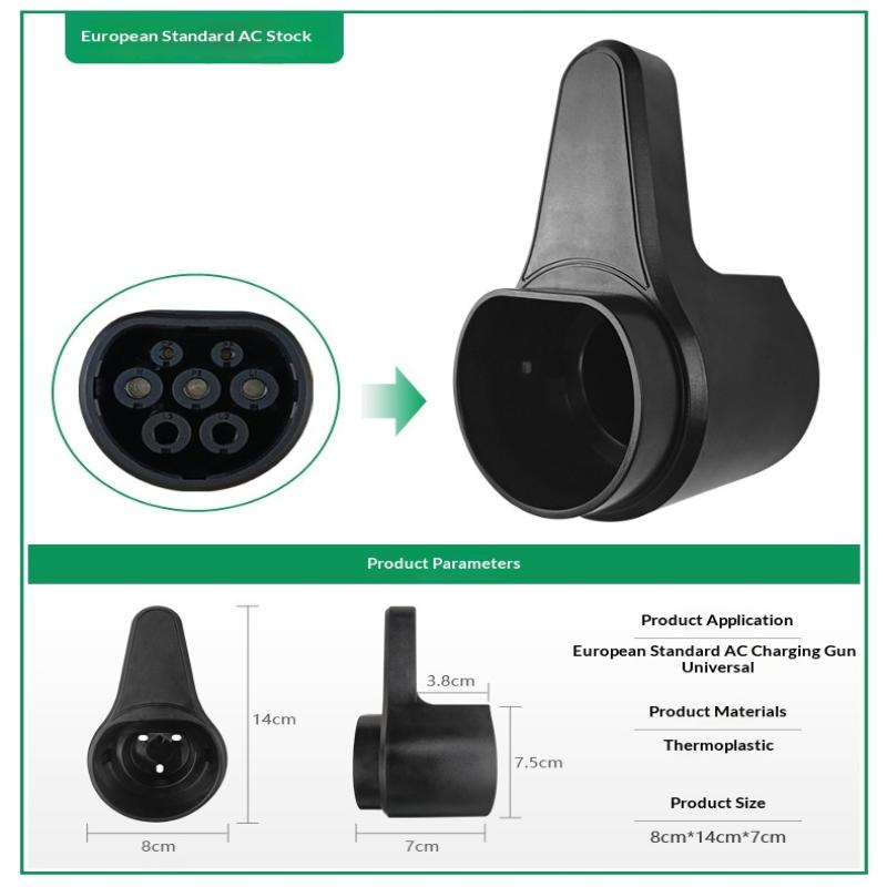 Ladekabel Stecker Halter Zusätzlicher Schutz Wandhalterung Wallbox Steckdose E-Auto Ladegerät Steckerhalter Für Elektrofahrzeug Typ 2/Typ 1