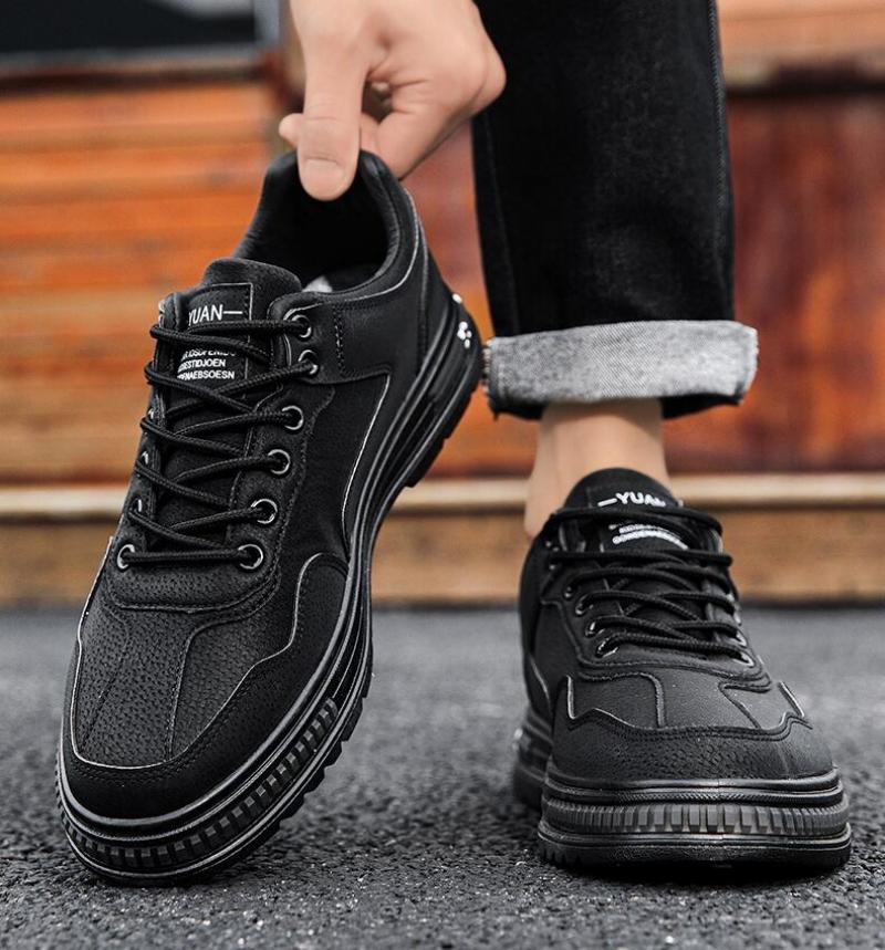 Mens Shoes Casual Spring Autumn Sneakers Outdoor Platform Hiking Fashion Luxury Leather Loafers Tennis Ankle Boots Flat Trainers