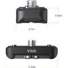 VRIG Quick Release Mount for Insta 360 X4 (New Version),Snap-On Magnetic 2 Prong Mount and 1/4" Screw Compatible with Tripod Fixed Action Camera