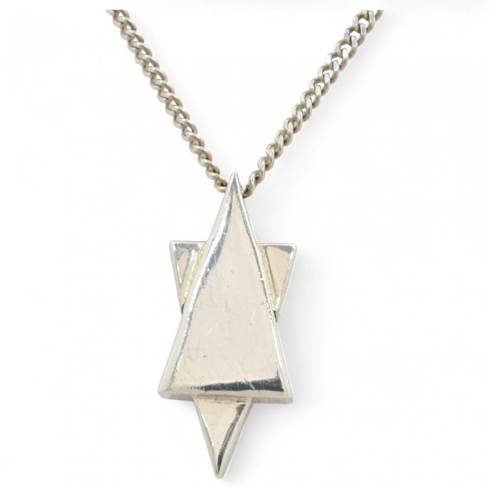 

Auth GUCCI Star of David Necklace Silver Women’s SV925 gu9007sd