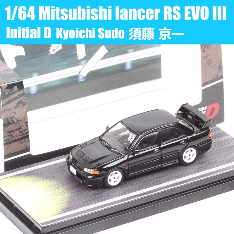 Hobby Japan 1/64 Scale Mitsubishi Lancer GSR RS Evolution EVO IX VII IV VIII Ralliart Rally Car Model Diecasts Toy Vehicles HJ64