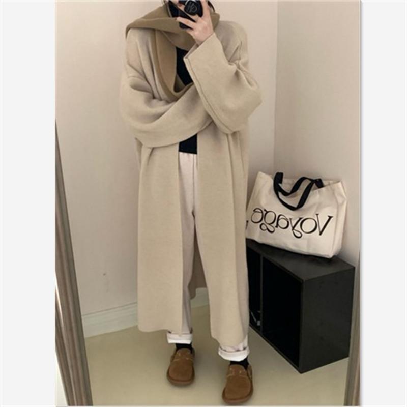 YYFS Moda damska Casual Jesień Zima Jednolity kolor Nadruk Długie rękawy Swetry