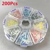 200Pcs Dental Fiber Post Glass Quartz Teeth Restorative 1.0 1.2 1.4 1.6 1.8mm