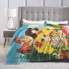 Candy Candy Anime Manga  Blankets Romance Plush Funny Soft Throw Blankets for Chair Covering Sofa Autumn/Winter