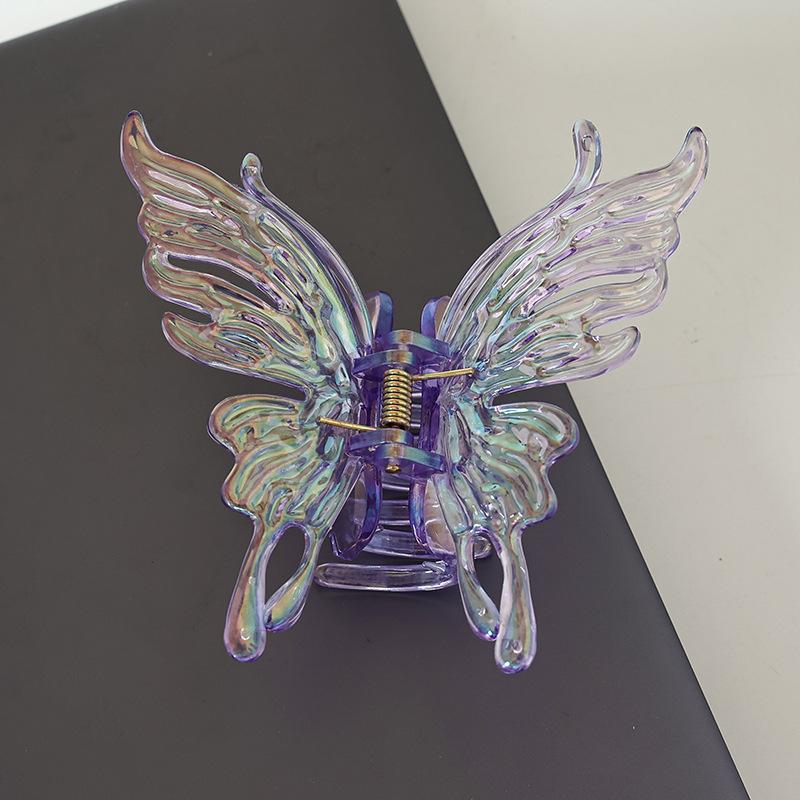 8 Style Transparent Mini Hair Pins Claw Crab Girls Women Barrette Acrylic Butterfly Hair Clips Korean Hair Accessories