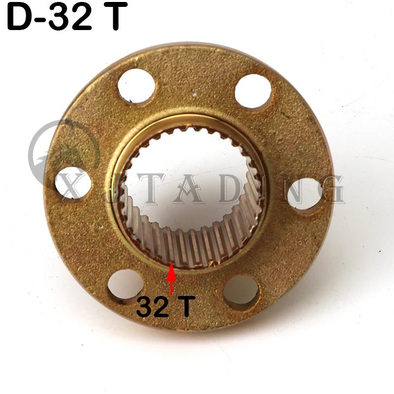 For 50cc-250cc ATV Go kart UTV Buggy Golf Cart Quad Bike Rear Axle Brake Disc Sprocket Mount 17T 23T 28T 31T 32T Teeth Hub