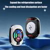 Phone Semiconductor Cooling Fan 3 Gear Adjustable Game Cooler Silent Radiator for IPhone for Xiaomi for Huawei Live Streaming