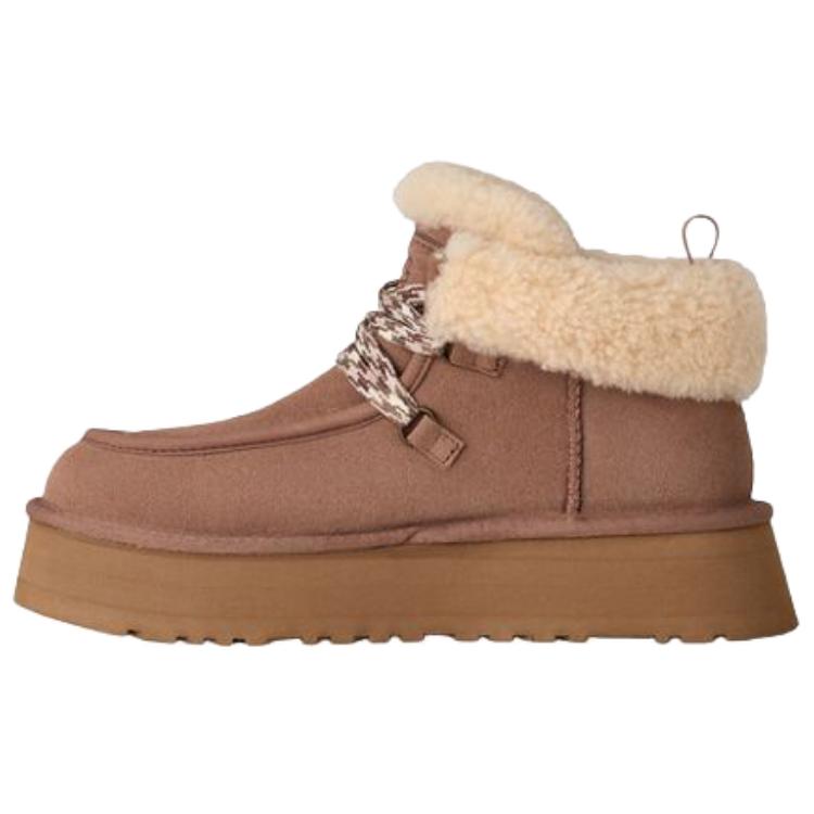 UGG Ovčí kůže Teplé Všestranné Pohodlné Sněhule Dámské boty Hnědé 1143954-RYK