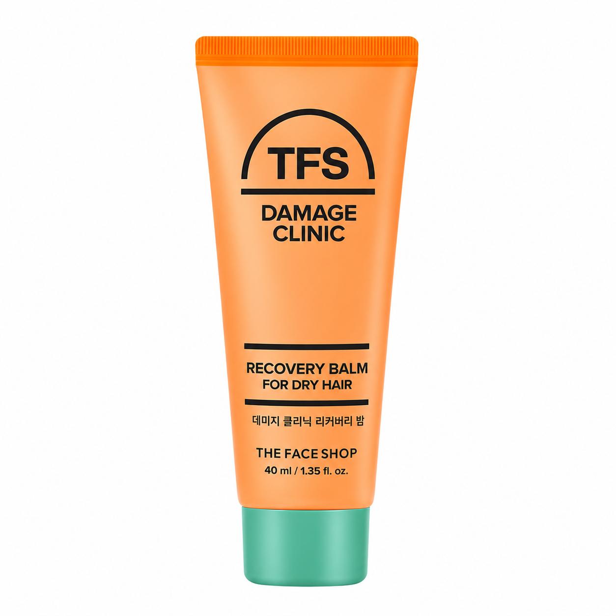 THE FACE SHOP Восстанавливающий бальзам Damage Clinic 40 мл – Интенсивный бальзам для восстановления сухих и сильно поврежденных волос