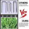 U-Shaped Ground Stakes Landscape Staples U-Shaped Weed Control Ground Stakes Fixed Pegs Weed Barrier Cloth Ground Nail