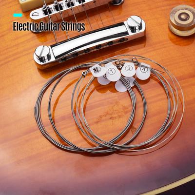 Electric Guitar Strings Hexagon Alloy Wire Nickel Wound Bright Corrosion Resistant 6 Strings Set