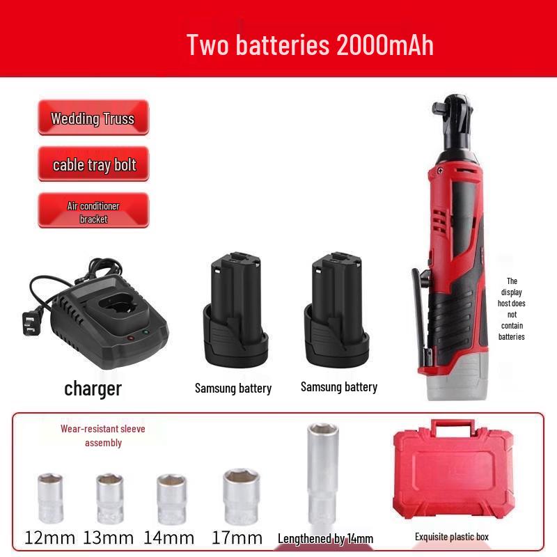 Taiyouqian Cordless Right-Angle Ratchet Wrench CN plug (adapter included)