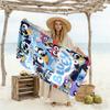 Bluey Customize Your Name Beach Towel Super Soft & Absorbent For Beach Bathroom Outdoor Swimming Pool Camping Picnic Yoga Diving Vacation Accessories