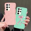 Case for Samsung Galaxy S22 Ultra S23 Plus S24 S20 FE S25+ S21 S24+ S25 Soft Phone Cover Fashion Pink Bow
