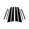8Pcs Glosss Black Pillar Post  Fit For Suzuki SX4 s-cross 2014-2017 2018    Door Cover Window Decal Trim Sticker