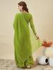 Women Designer Party Wear Georgette Kurta Palazzo Dupatta Set Indian Bollywood Wear Dress