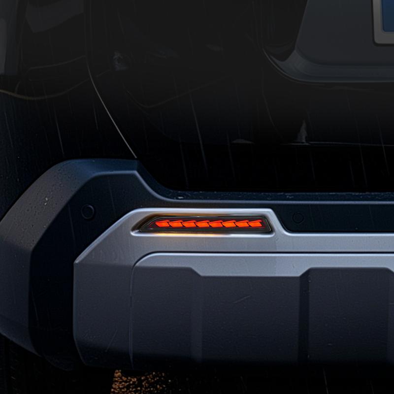 Dynamic Sequential LED Rear Bumper Fog Lamp Turn Signal Smoke Red Lens Auto Accessories For Toyota RAV4 2026 2027 2028 2Pcs