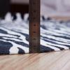 Plush Carpet for Living Room, Home Use, Bedside Cartoon Blanket Showcase Cow Print Bay Window Rug