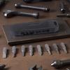 סט 1 כלי כיס EDC ממתכת סגסוגת אלומיניום חזקה רב-כלי נייד לקמפינג בחוץ טיולים רב-תכליתי כלי ביטים