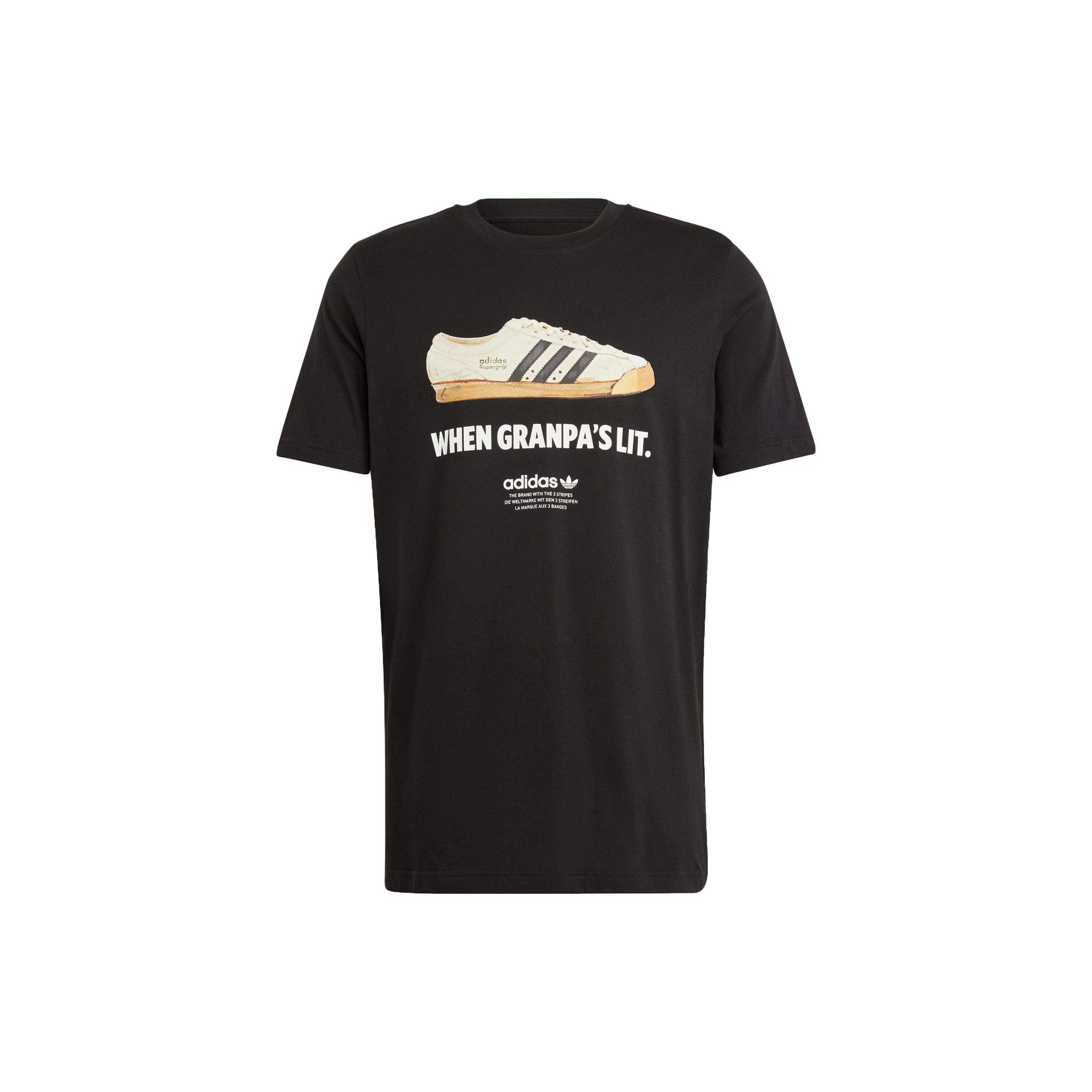 adidas originals Graphics New Age T-shirt  Black  Men s IC8872 L
