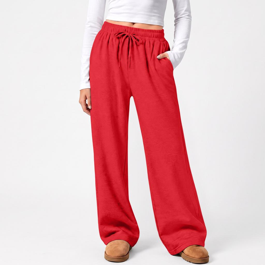 Women's Loose Fit Wide Leg Casual Pants Street Comfortable