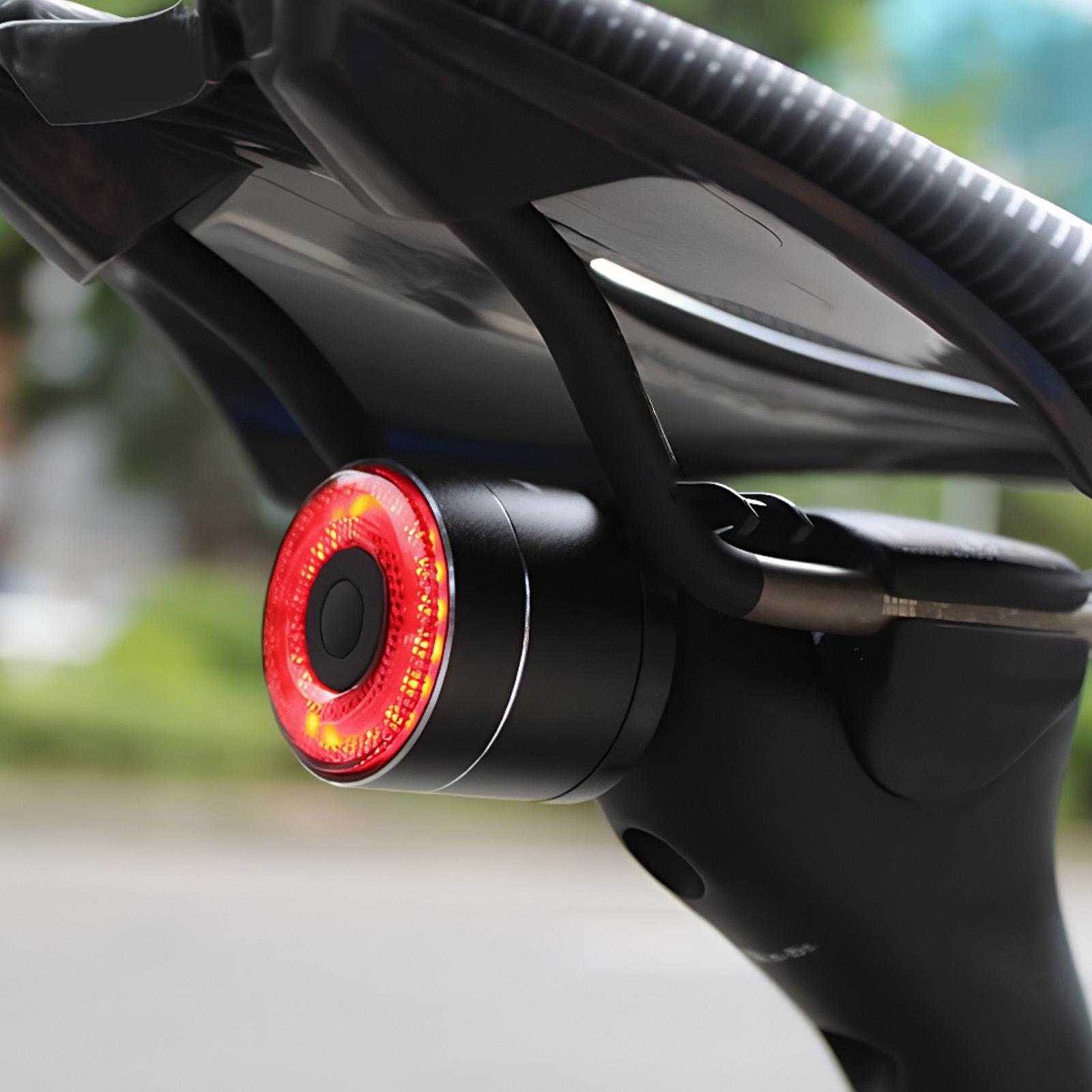 

Bicycle Brake Light Smart Bike Back Sensing Light Cycling Brake Sensing Lamp For Cycling Mountain Road Daily Commuting Camping CHINA